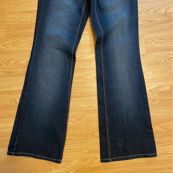Jacob connexion mid rise bootcut jeans size 28 flare denim patch pockets Y2K - Picture 4 of 14